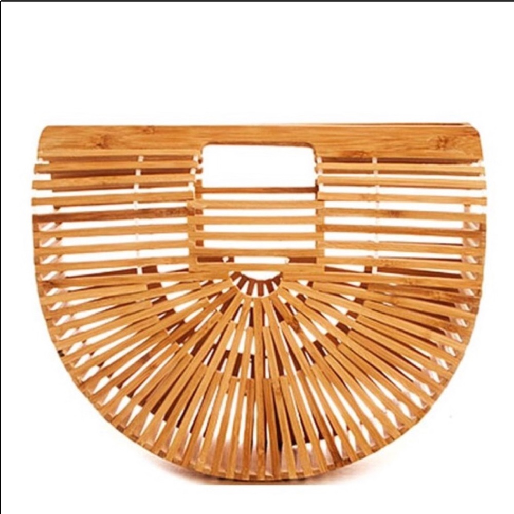 NEW - Bamboo Clutch Handbag
